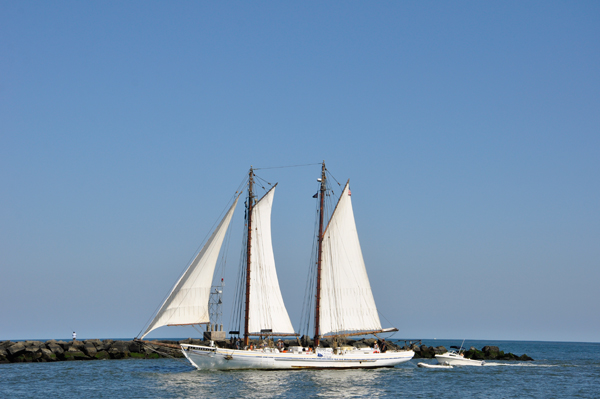 a sailboat